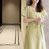 Elegant Chiffon Dress - WOMONA.COM