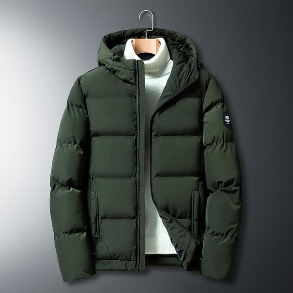 Men Casual Hooded Warm Cotton Jacket - WOMONA.COM