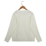 Twisted Flower Sweater - WOMONA.COM