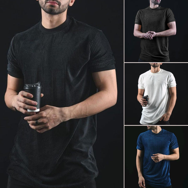 Casual Tight Bottoming Shirt Men - WOMONA.COM