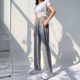 Ice Silk Wide-leg Pants - WOMONA.COM