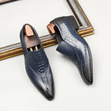 Formal Wear Fashion Men's Leather Shoes - WOMONA.COM