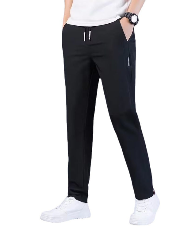 Ice Silk Casual Men's Thin Workwear Sweatpants - WOMONA.COM