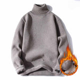 Warm High Neck Sweater - WOMONA.COM