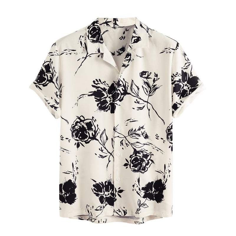 Short Sleeve Fashion Casual Shirt - WOMONA.COM