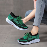 Green Black Sports Shoes - WOMONA.COM