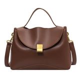 Fashion Leather Flap Bag - WOMONA.COM