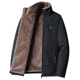 Middle-aged Men's Cotton Jacket - WOMONA.COM