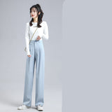 Black Straight Pants - WOMONA.COM