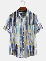 Fashion Casual Print Hawaiian Shirts For Men - WOMONA.COM