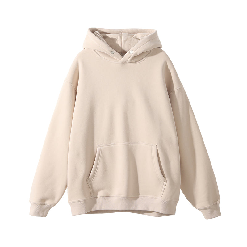 Padded Loose Button Hoodie Couples Jacket Men - WOMONA.COM