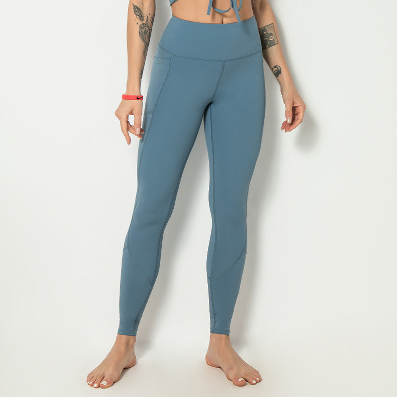 High Waist Yoga Pants - WOMONA.COM