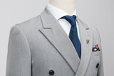 British Style Solid Color Suit Men's - WOMONA.COM