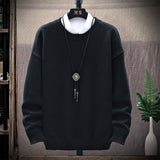 Sleeved Pullover Loose Sweater - WOMONA.COM