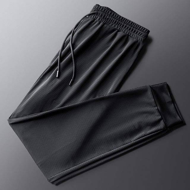 Ice Silk Mesh Sweatpants - WOMONA.COM