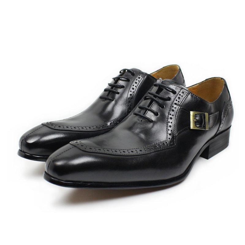 High-end Casual Men's Leather Shoes - WOMONA.COM