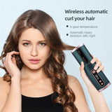 Automatic Hair Curler Electric Rotary Curler Big Wave - WOMONA.COM