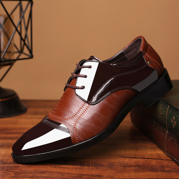 Fashion Baita Men's Business Formal Leather Shoes - WOMONA.COM