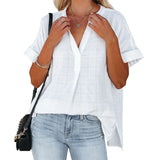 Summer Loose Shirt For Women - WOMONA.COM