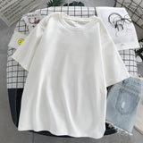 Printing Korean Version Plus Size Cotton Women'S T-Shirt - WOMONA.COM