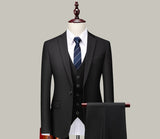 Men's Three-piece Suits For Groomsmen - WOMONA.COM