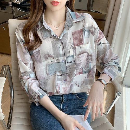 Thin And Long-sleeved Top - WOMONA.COM
