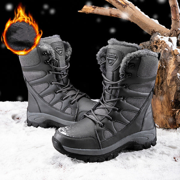 Winter Plus Velvet Army Boots Men's - WOMONA.COM