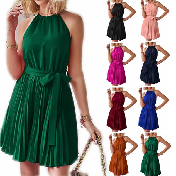 Halter Strapless Dresses For Women - WOMONA.COM