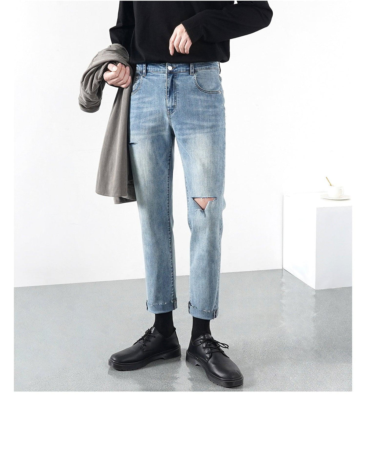 Ripped Jeans For Men - WOMONA.COM