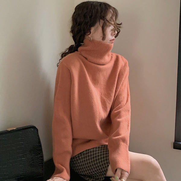 Thickened Cashmere Sweater - WOMONA.COM