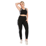 Workout Clothes Suit Plus Size Yoga Clothes - WOMONA.COM