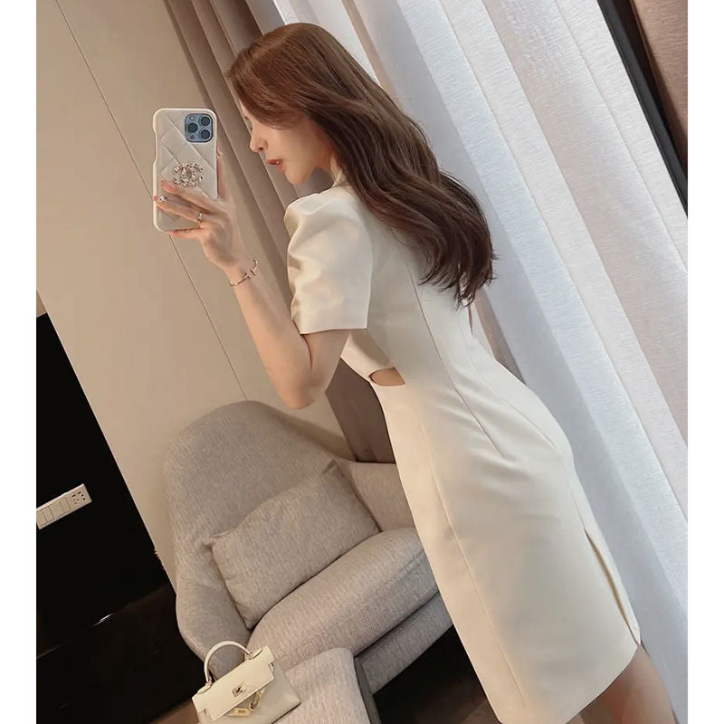 Celebrity High End Slim Waist Dress - WOMONA.COM