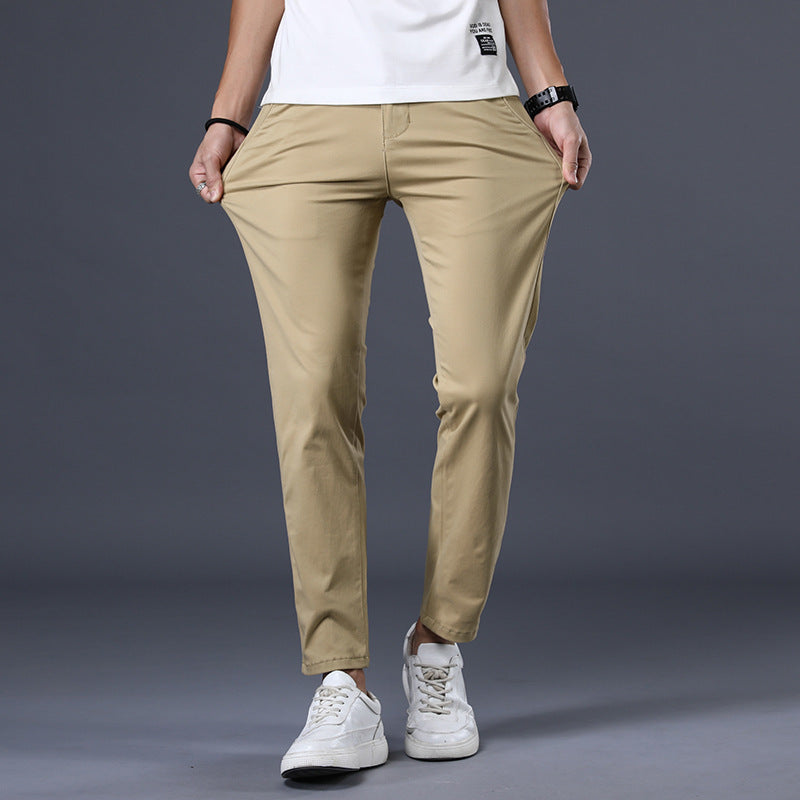 Men's Cotton Casual Pants - WOMONA.COM