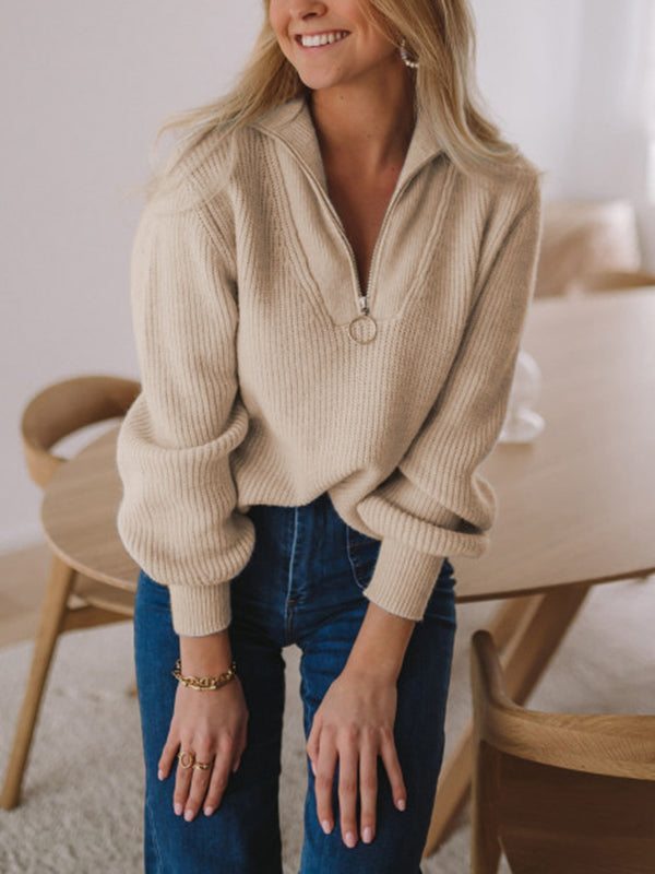 Ladies Casual Fashion Sweater - WOMONA.COM