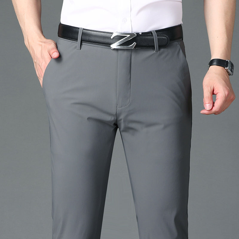 Fashion Casual Pants Summer Ice Silk Men - WOMONA.COM