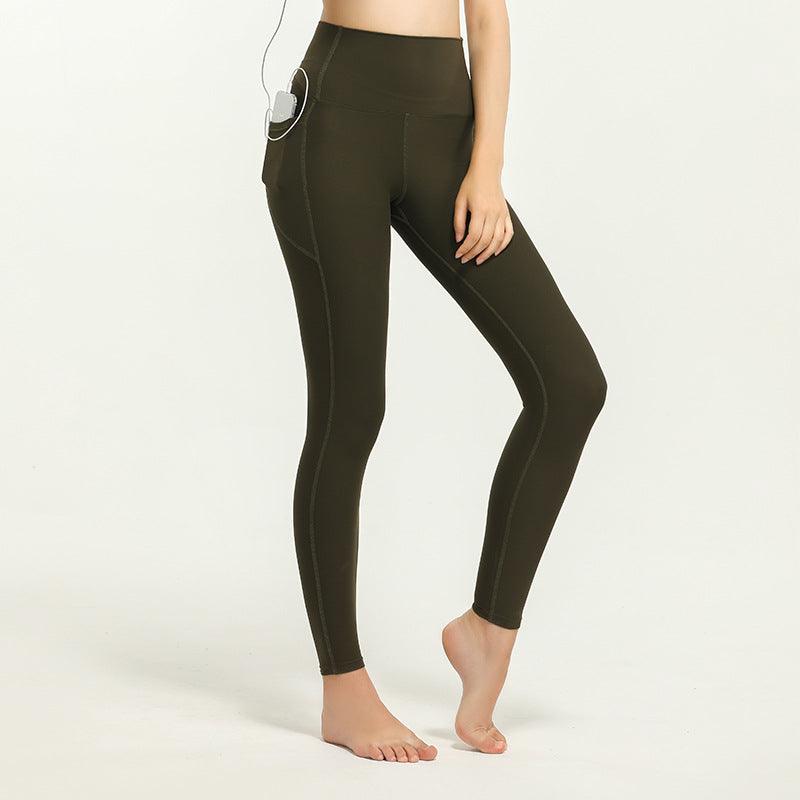 Abdominal High Waist Hip Pants - WOMONA.COM