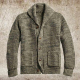 Winter Mixed Color Knitted Jacket - WOMONA.COM