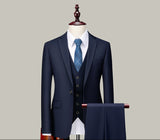 Men's Three-piece Suits For Groomsmen - WOMONA.COM