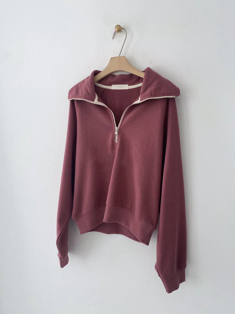 Lapel Long Sleeve Sweater - WOMONA.COM
