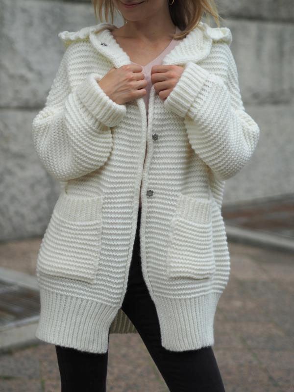 Cardigan Jacket Mid-length - WOMONA.COM