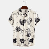 Short Sleeve Fashion Casual Shirt - WOMONA.COM