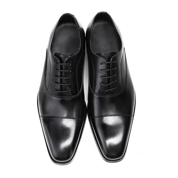 Men's Business Formal Three-joint Oxford Shoes - WOMONA.COM