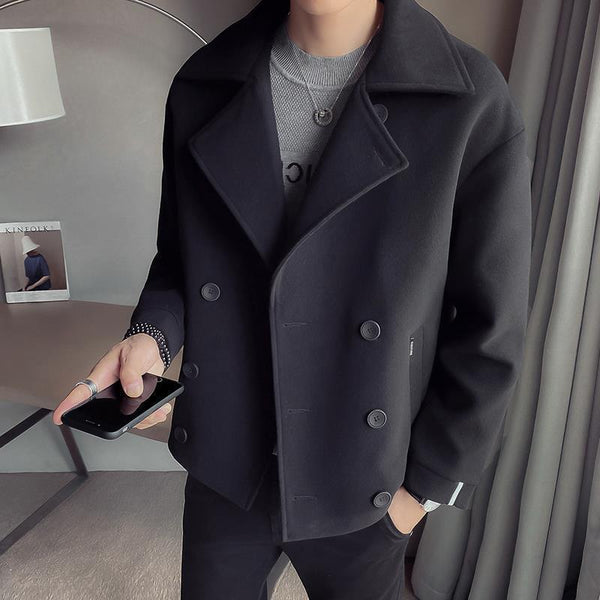 Men's Trench Coat Jacket - WOMONA.COM