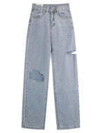 Wide Leg Loose Straight Pants - WOMONA.COM