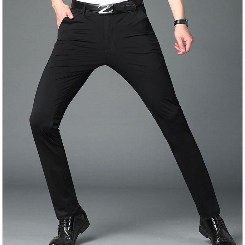 Fashion Casual Pants Summer Ice Silk Men - WOMONA.COM