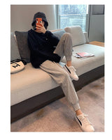 Girls' Loose Cotton Casual Pants - WOMONA.COM