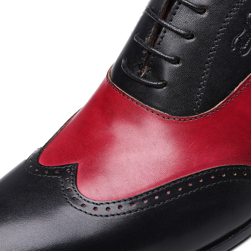 Genuine Leather Formal Business Leather Shoes Men - WOMONA.COM