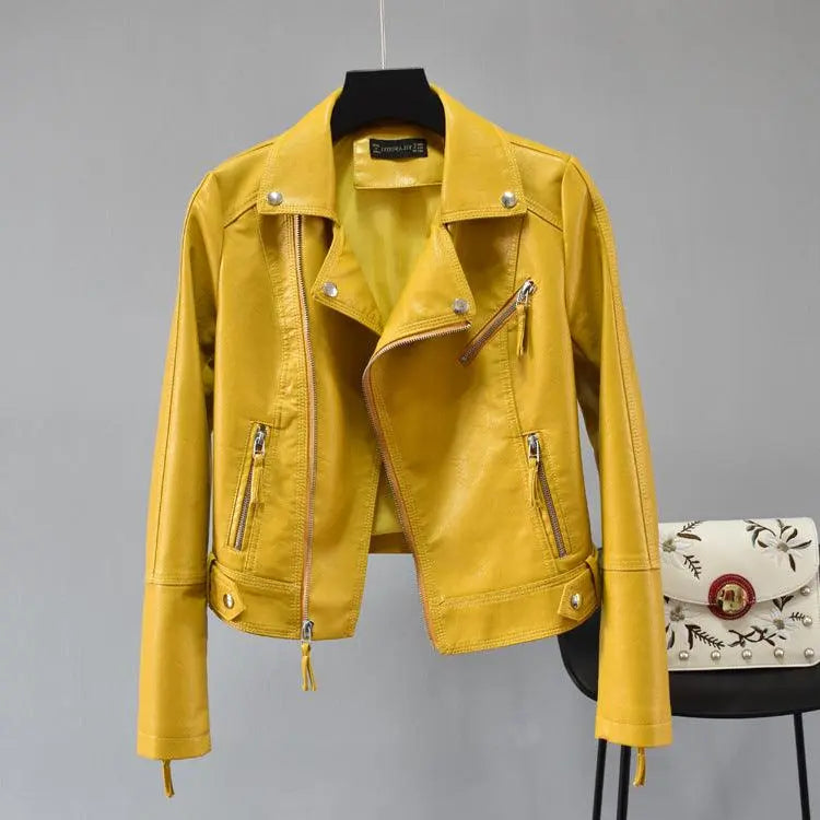 Leather Jacket Women - WOMONA.COM