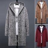 Cardigan Hooded Casual Sweater Jacket - WOMONA.COM