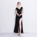 Slit Long Fishtail Skirt - WOMONA.COM